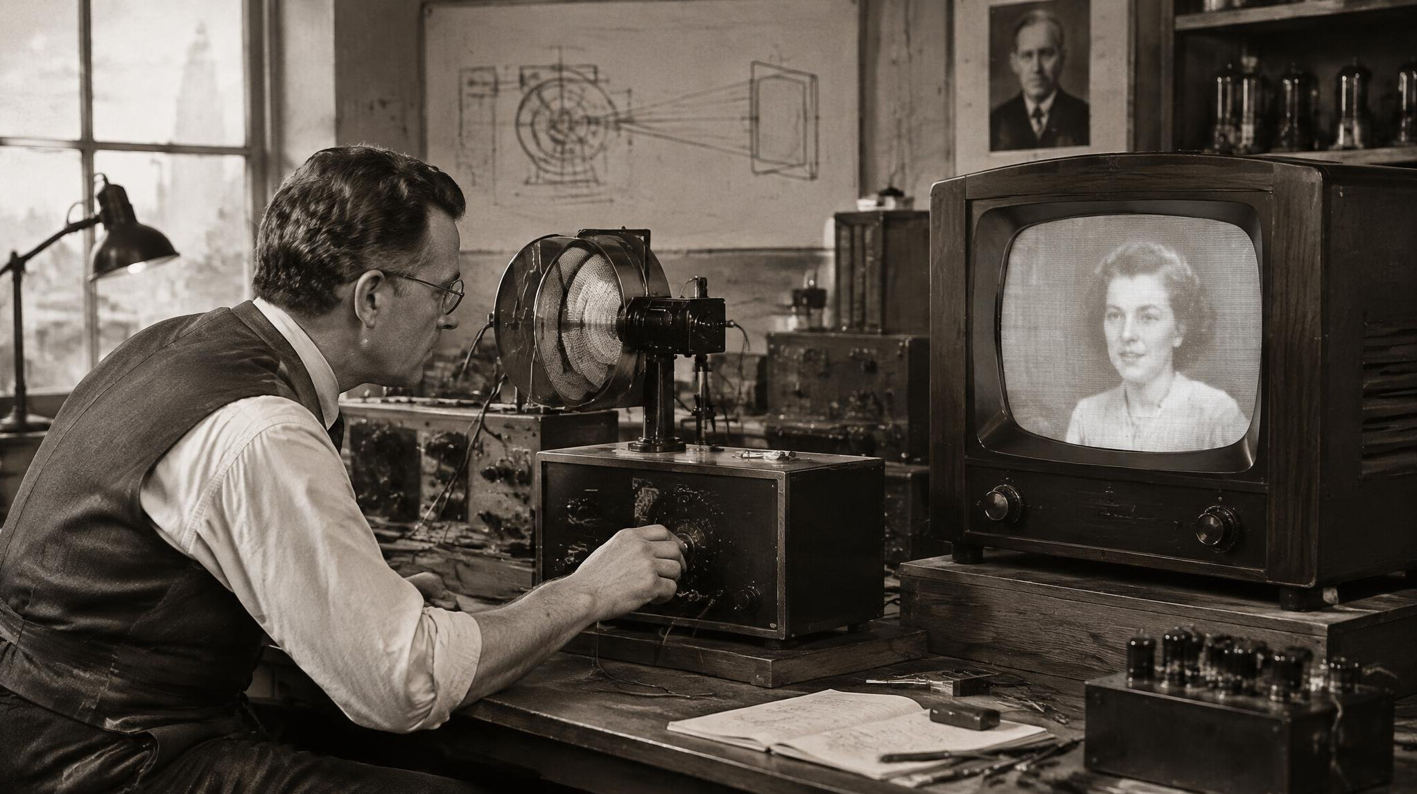 vintage television experiment