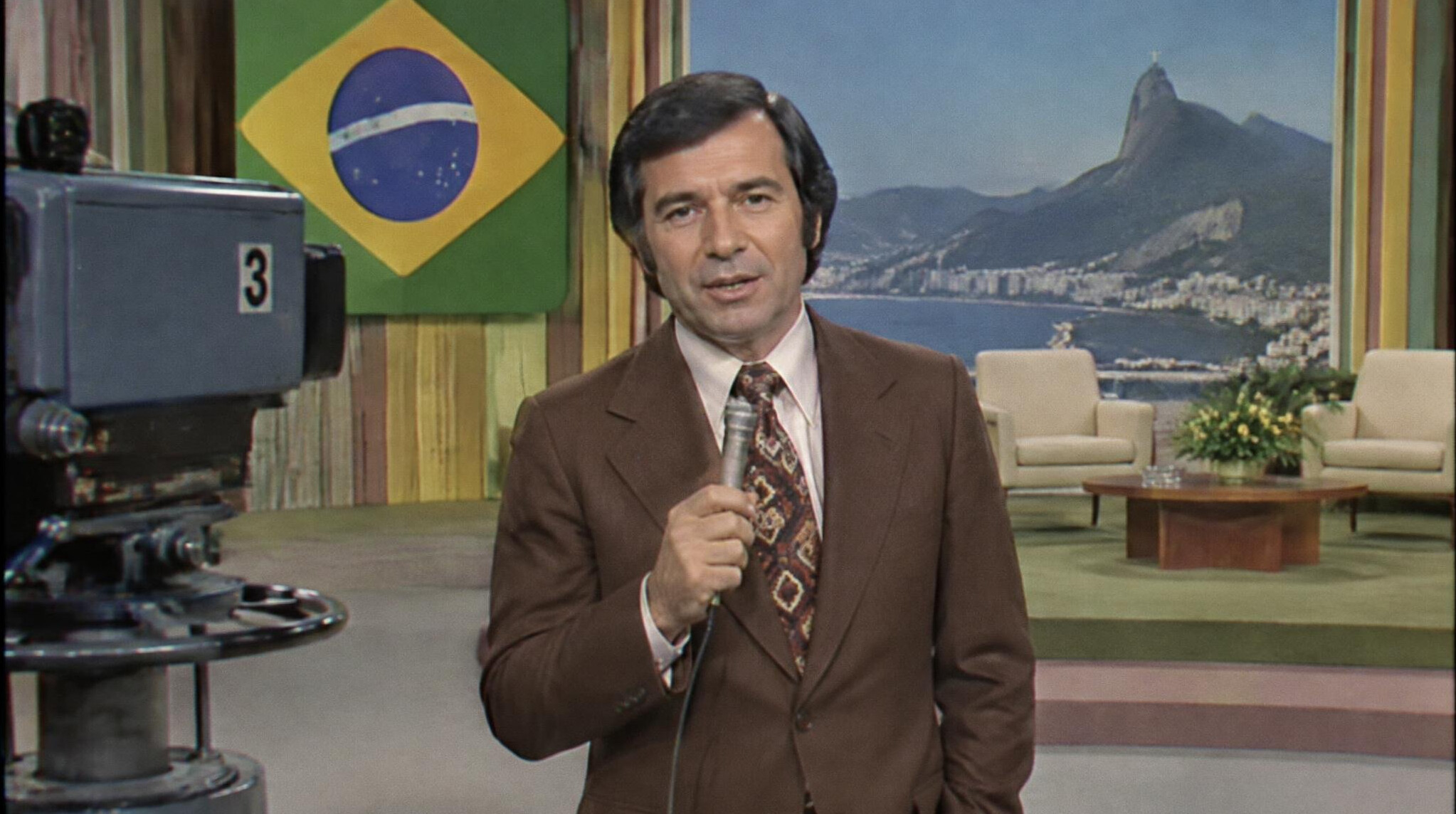 vintage brazilian tv studio